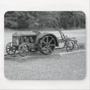 Alfombrilla De Ratón Tractor viejo a partir del pasado