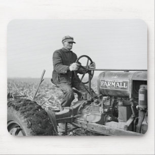 Alfombrilla De Ratón Tractor viejo de confianza, los años 30