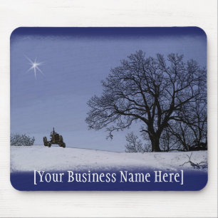 Alfombrilla De Ratón Tractor y estrella Mousepad: Añada su nombre
