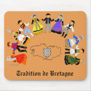 Alfombrilla De Ratón Tradition de Bretagne, Francia