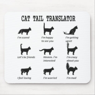 ALFOMBRILLA DE RATÓN TRADUCTOR DE LA COLA DE CAT