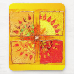 Alfombrilla De Ratón Traiga detrás la tarjeta de Sun