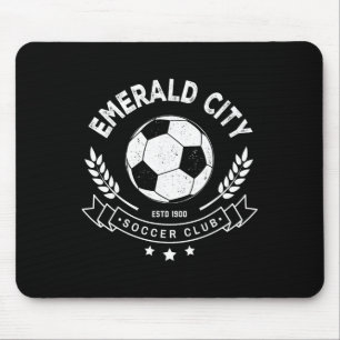 Alfombrilla De Ratón Traje de fútbol de la ciudad esmeralda del mago de