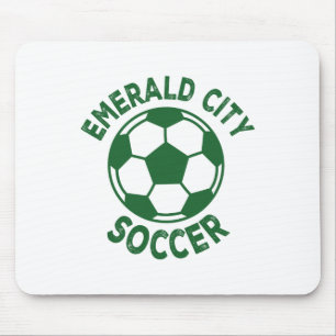 Alfombrilla De Ratón Traje de fútbol de la ciudad esmeralda del mago de
