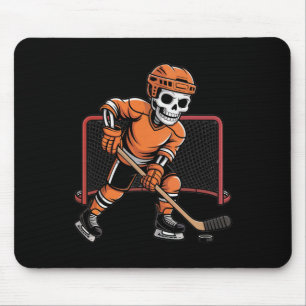 Alfombrilla De Ratón Traje de Halloween de hockey sobre hielo de esquel
