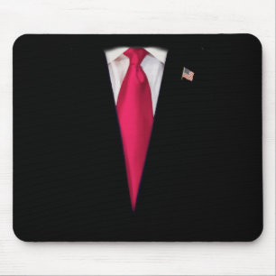Alfombrilla De Ratón Traje del presidente de EE. UU. Trump Fácil disfra