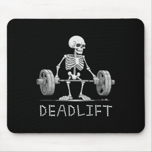 Alfombrilla De Ratón Traje divertido de levantamiento de pesas de esque