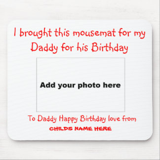 Alfombrilla De Ratón Traje este Mousemat para mi papá