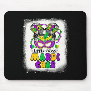 Alfombrilla De Ratón Traje Retro Little Miss Mardi Gras para Chicas Jóv