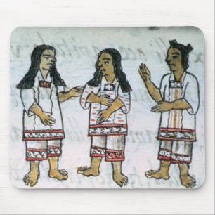 Alfombrilla De Ratón Trajes aztecas femeninos