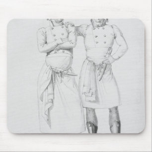 Alfombrilla De Ratón Trajes de cocineros a partir de diversas eras