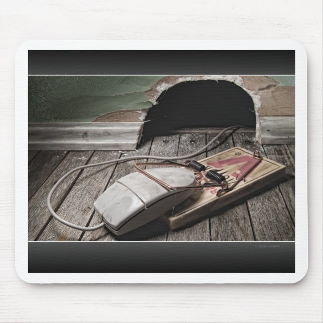 Alfombrilla De Ratón Trampa del ratón (Frente)