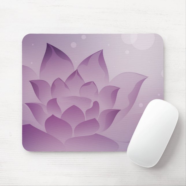 Alfombrilla De Ratón Tranquil Lotus Mouse Pad (Con ratón)