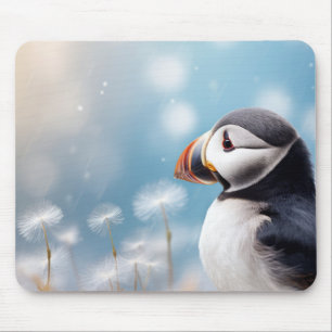 Alfombrilla De Ratón Tranquilidad del animal salvaje de ave Puffin