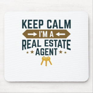 Alfombrilla De Ratón Tranquilidad, soy agente inmobiliario