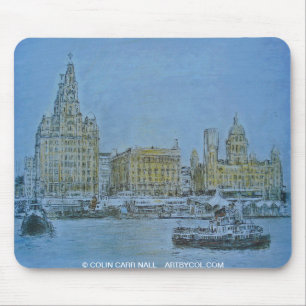 Alfombrilla De Ratón Transbordador a través del Mersey Mousepad Colin