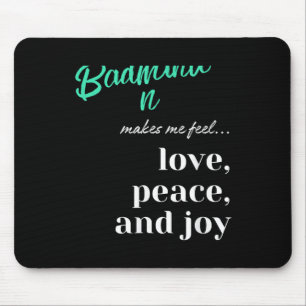 Alfombrilla De Ratón Transbordador Badminton Love Peace Joy Racket