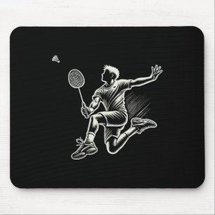 Alfombrilla De Ratón Transbordador del jugador de Badminton