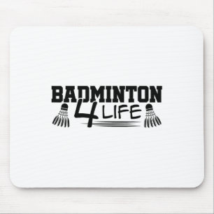 Alfombrilla De Ratón Transbordador del jugador de Badminton 4 Life Grap