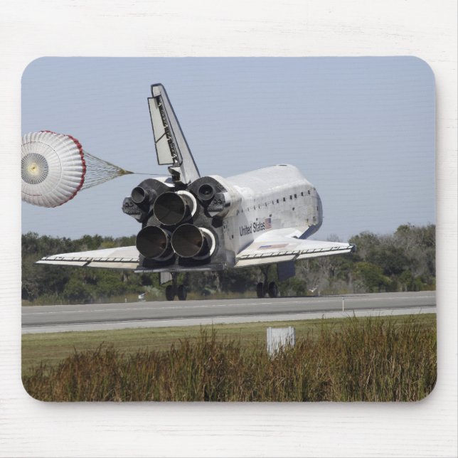 Alfombrilla De Ratón Transporte espacial Atlantis despliega su tubo de  (Frente)