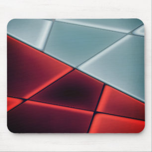 Alfombrilla De Ratón Trapezoides de color rojo a gris con opción a camb