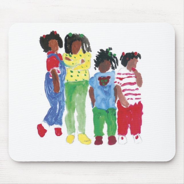 Alfombrilla De Ratón "Trasero en cojín de ratón del día" (Frente)