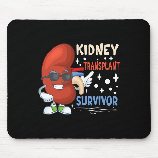 Alfombrilla De Ratón Trasplante Cirugía Donante de riñón Enfermedad ren (Frente)