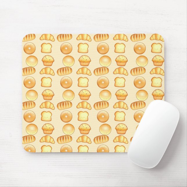 Alfombrilla De Ratón Tratamientos de pan de panadería (Con ratón)