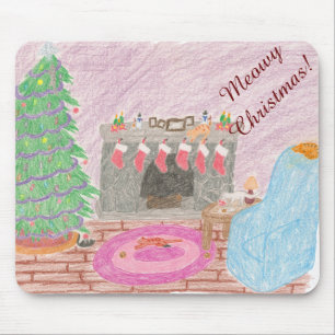 Alfombrilla De Ratón travesura Gatito-mas (navidad)