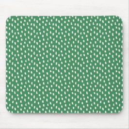 Alfombrilla De Ratón Trazos de Pincel Neutros Modernos Chic Verde Frond