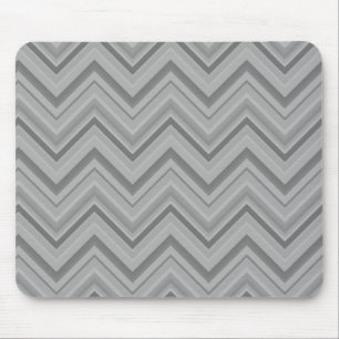 Alfombrilla De Ratón Trazos grises zigzag