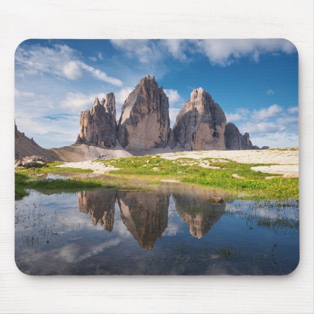 Alfombrilla De Ratón Tre Cime di Lavaredo/Drei Zinnen Dolomite mountain (Frente)