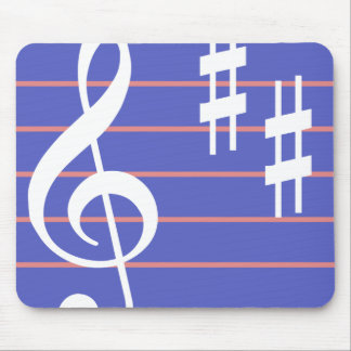 Alfombrilla De Ratón Treble Clef Mouse Pad
