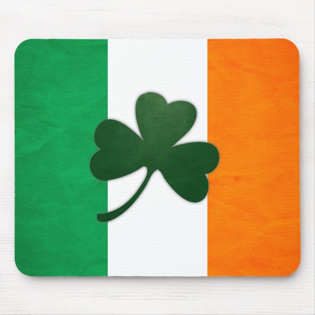Alfombrilla De Ratón Trébol Mousepad de Irlanda (Frente)