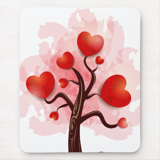 Alfombrilla De Ratón Tree of Hearts (Frente)