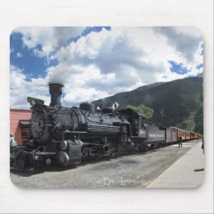 Alfombrilla De Ratón Tren de la Estela de Silverton Colorado
