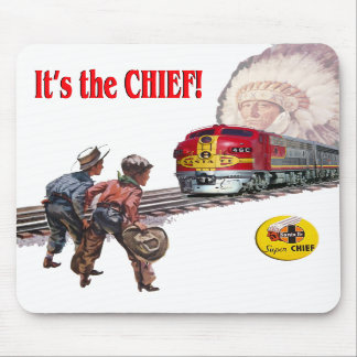 Alfombrilla De Ratón Tren estupendo Mousepad de Santa Fe principal