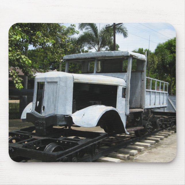 Alfombrilla De Ratón Tren militar de la Segunda Guerra Mundial en el pu (Frente)