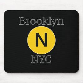 Alfombrilla De Ratón Tren N de Brooklyn