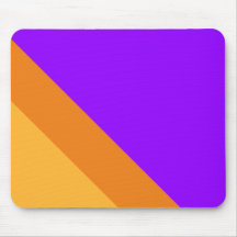 Trendy Vivid Bright Purple Orange Yellow Stripes