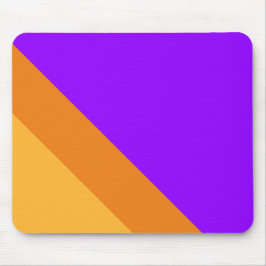Alfombrilla De Ratón Trendy Vivid Bright Purple Orange Yellow Stripes