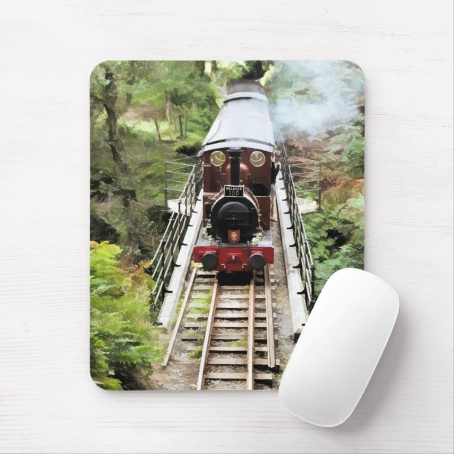 ALFOMBRILLA DE RATÓN TRENES DE VAPOR (Con ratón)