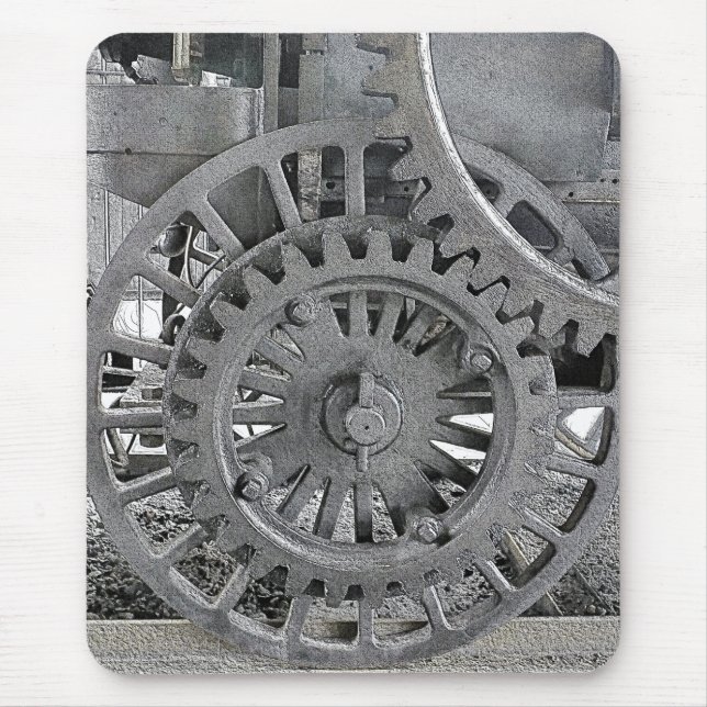 ALFOMBRILLA DE RATÓN TRENES DE VAPOR (Frente)