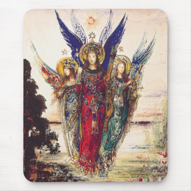 Alfombrilla De Ratón Tres ángeles Mousepad (Frente)