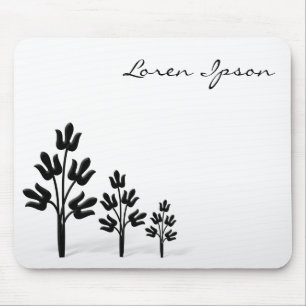 Alfombrilla De Ratón Tres árboles negros