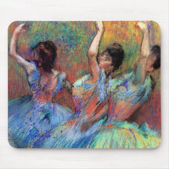 Alfombrilla De Ratón Tres bailarinas de Degas (Frente)