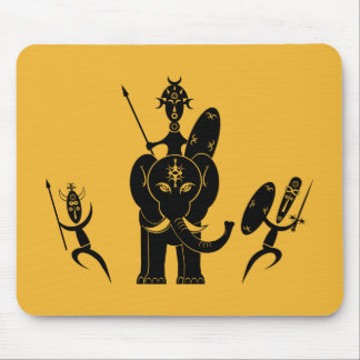 Alfombrilla De Ratón Tres guerreros africanos