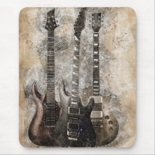 Alfombrilla De Ratón Tres guitarras