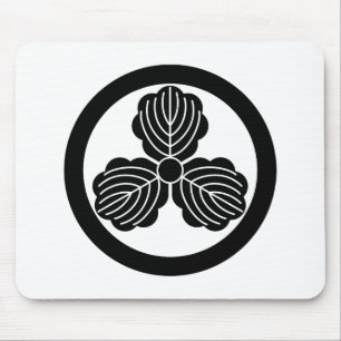 Alfombrilla De Ratón Tres hojas de roble (1) en círculo