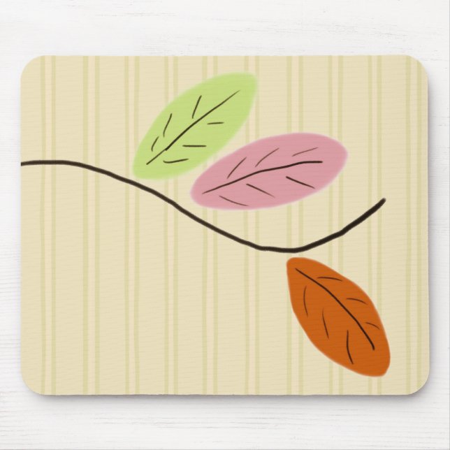 Alfombrilla De Ratón Tres hojas Mousepad (Frente)